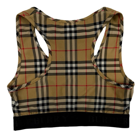 Burberry nova check crop top