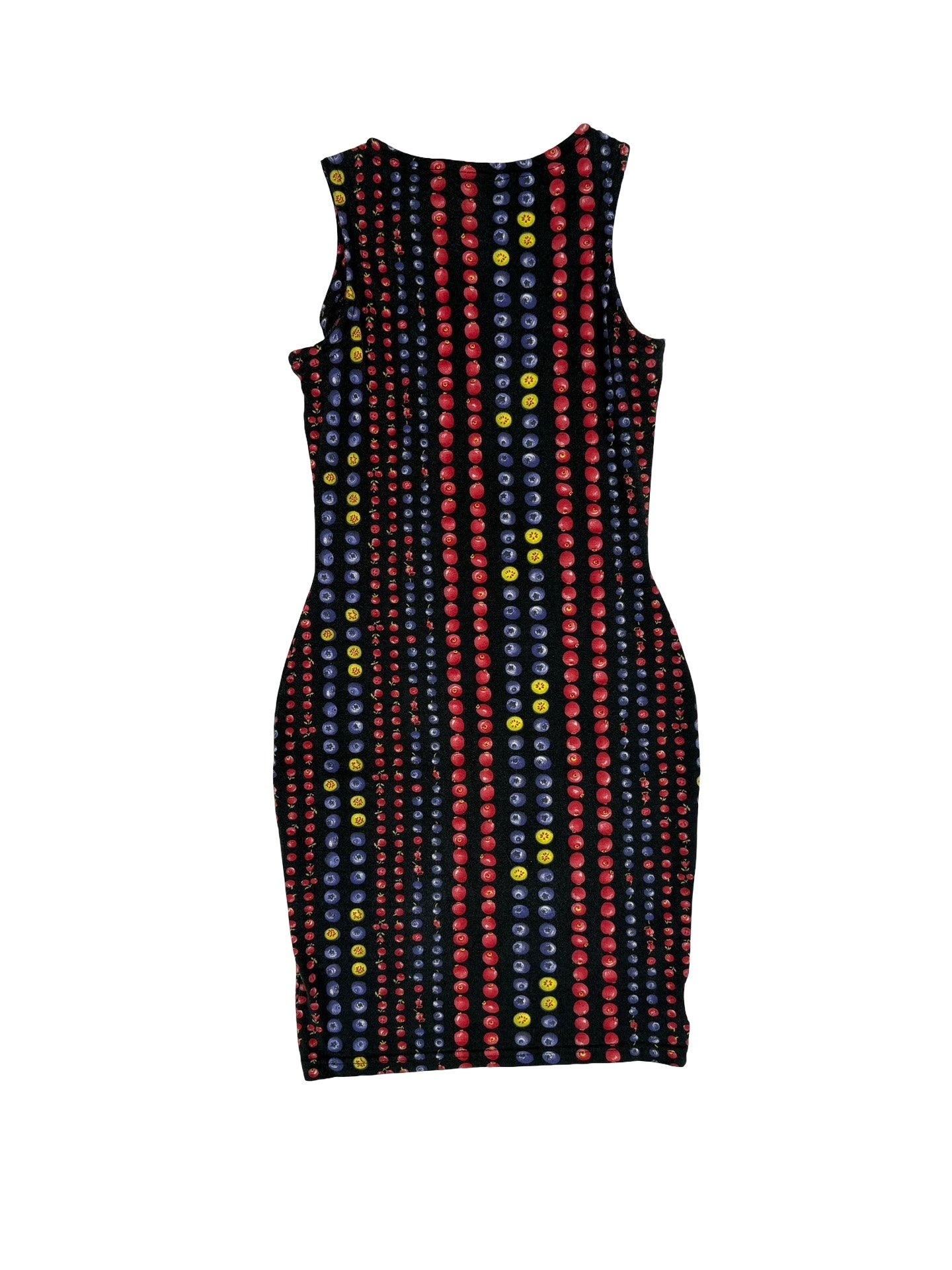 Vintage Versace fruit berry dress