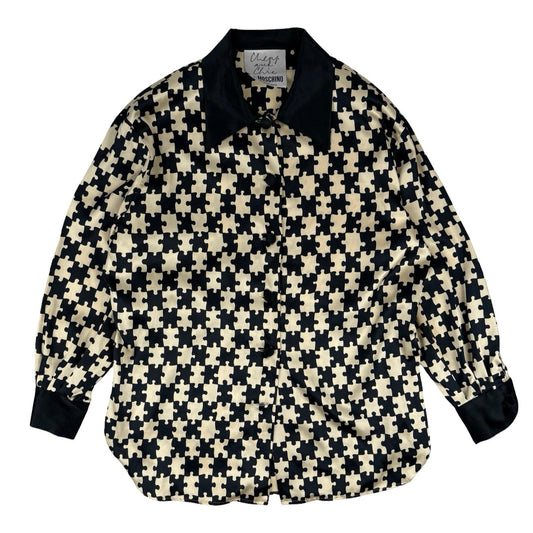 Moschino jigsaw monochrome shirt