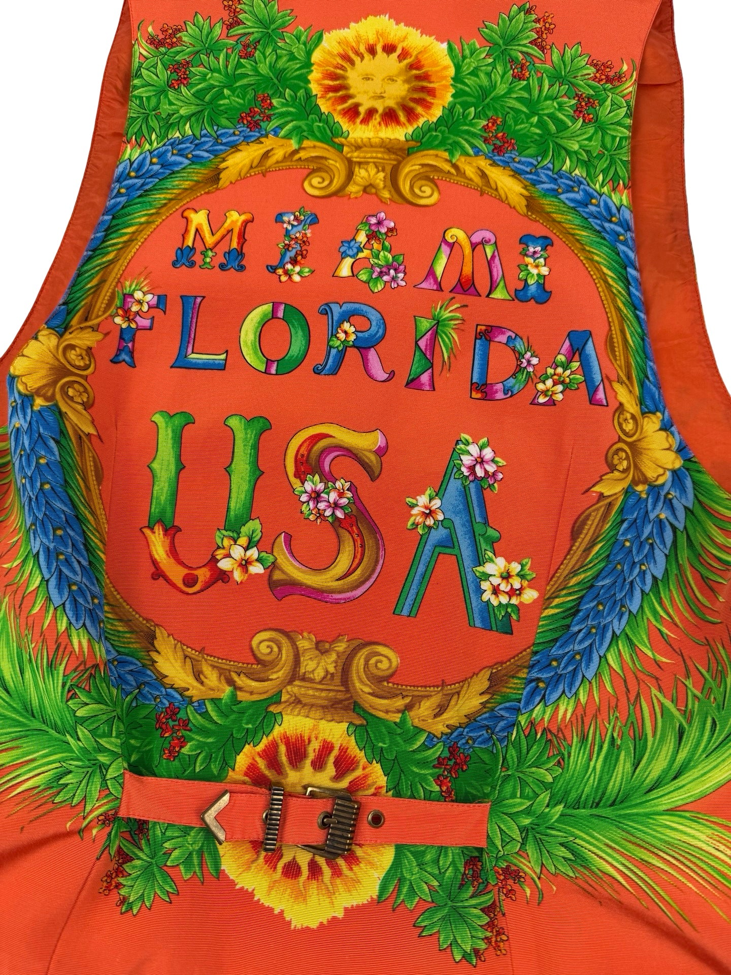 Gianni Versace Miami Florida waistcoat
