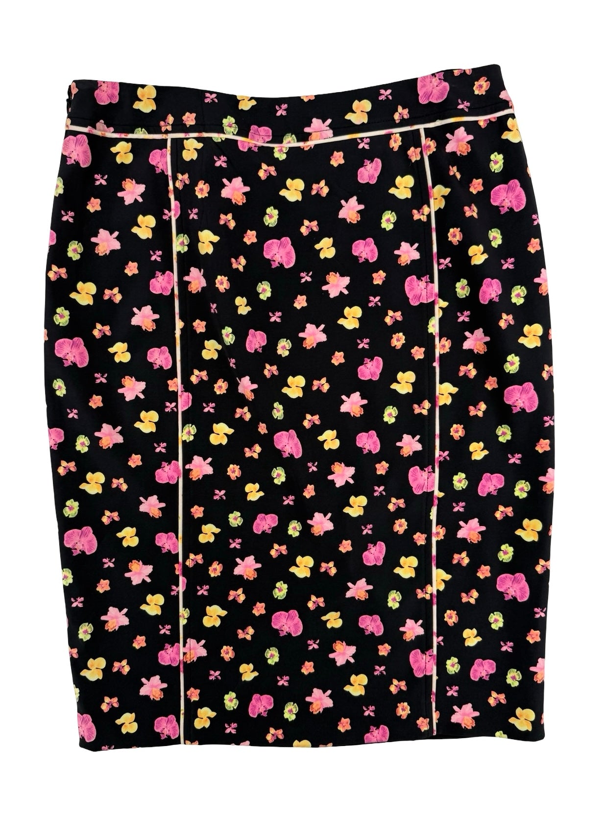 Runway Versace floral skirt