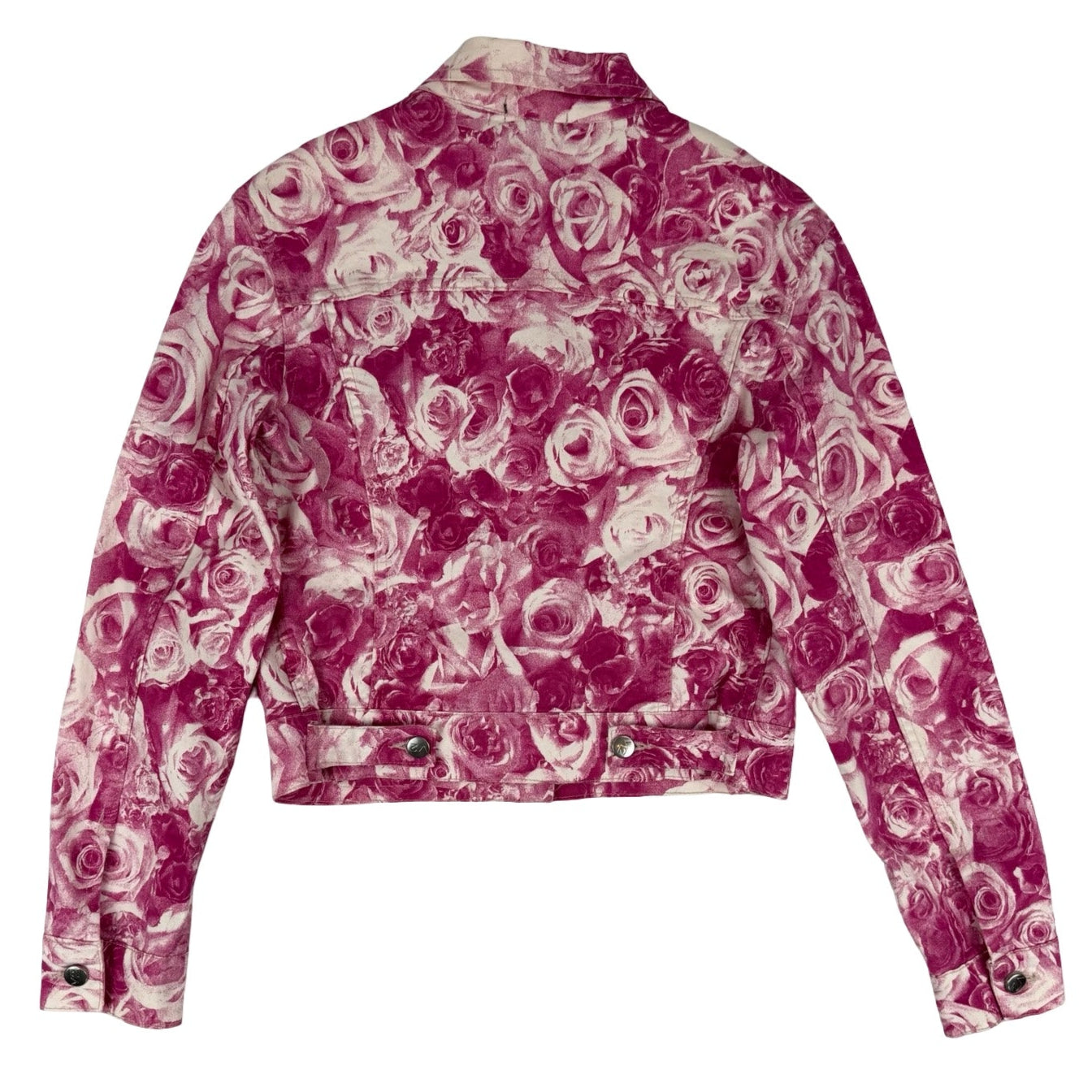 Versace rose denim jacket