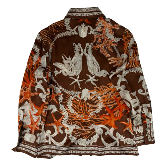Versace maratime silk shell shirt