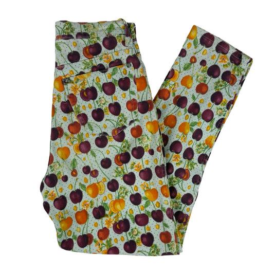 Versace Cherry Print Mom Jeans