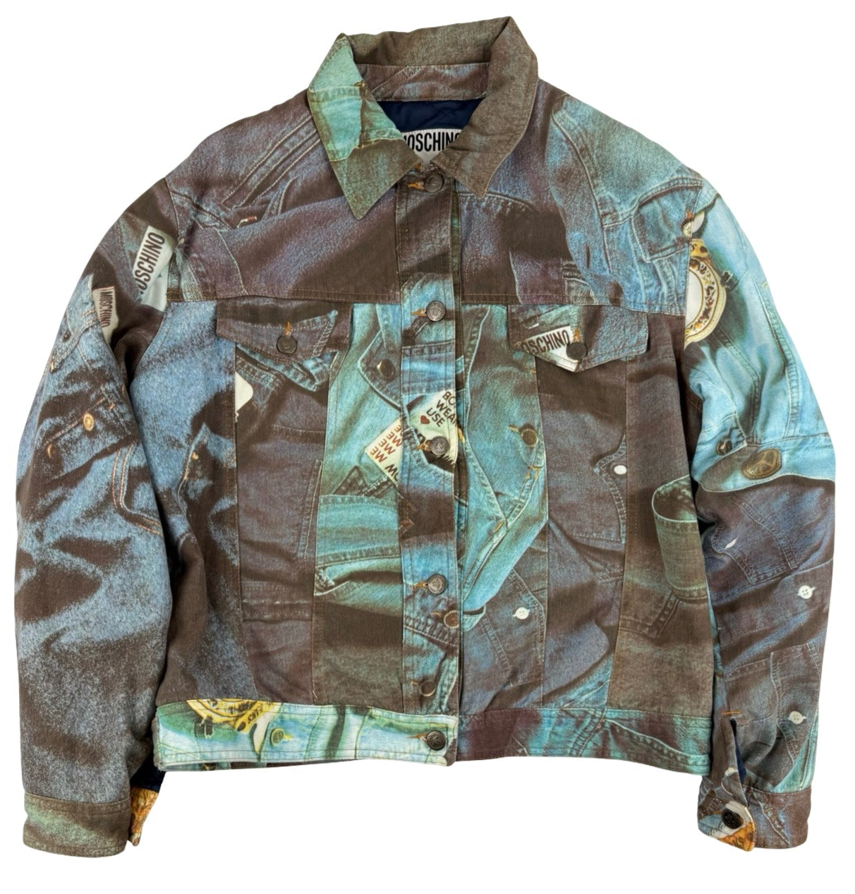 Moschino denim Anarchy jacket