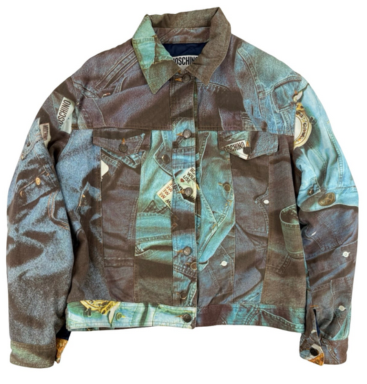 Moschino denim Anarchy jacket