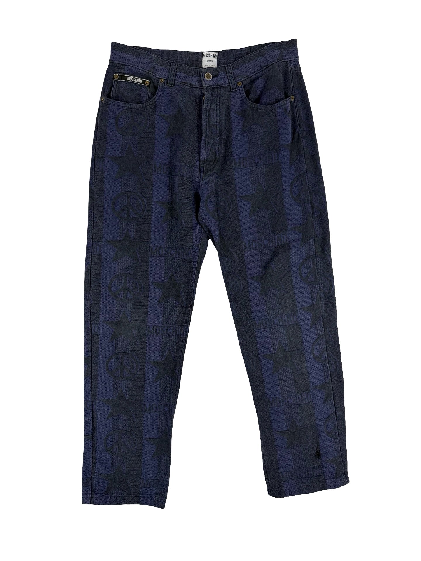 Moschino woven jeans