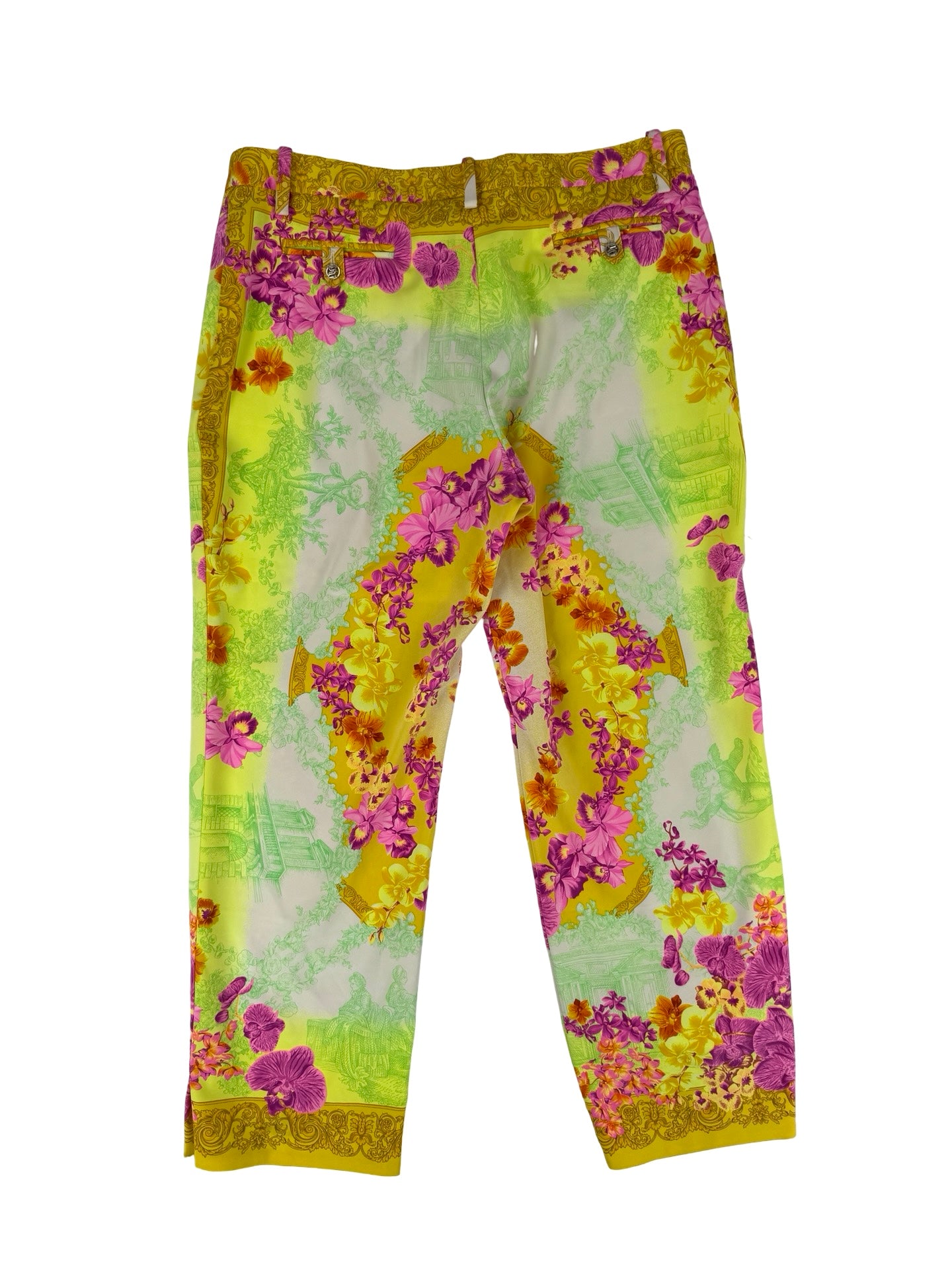 Versace SS 2003 silk trousers