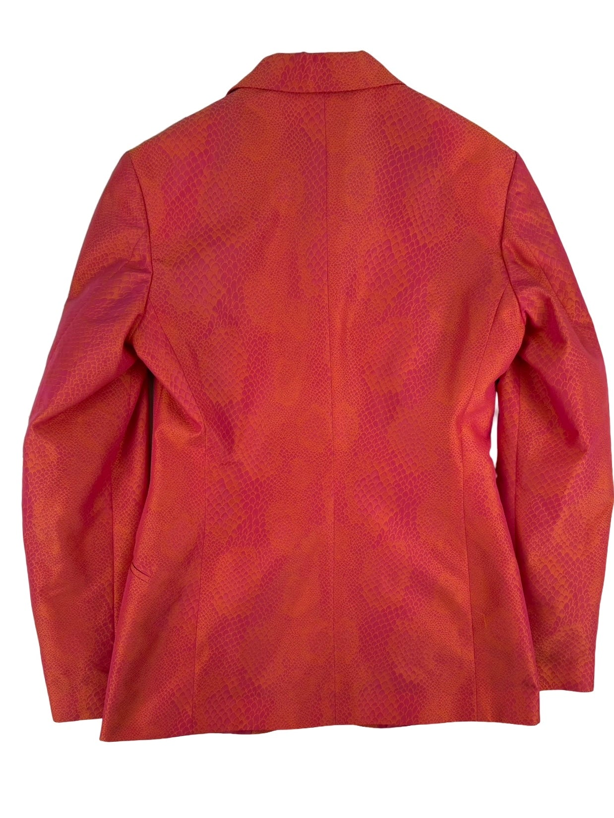 Versace faux snake skin blazer