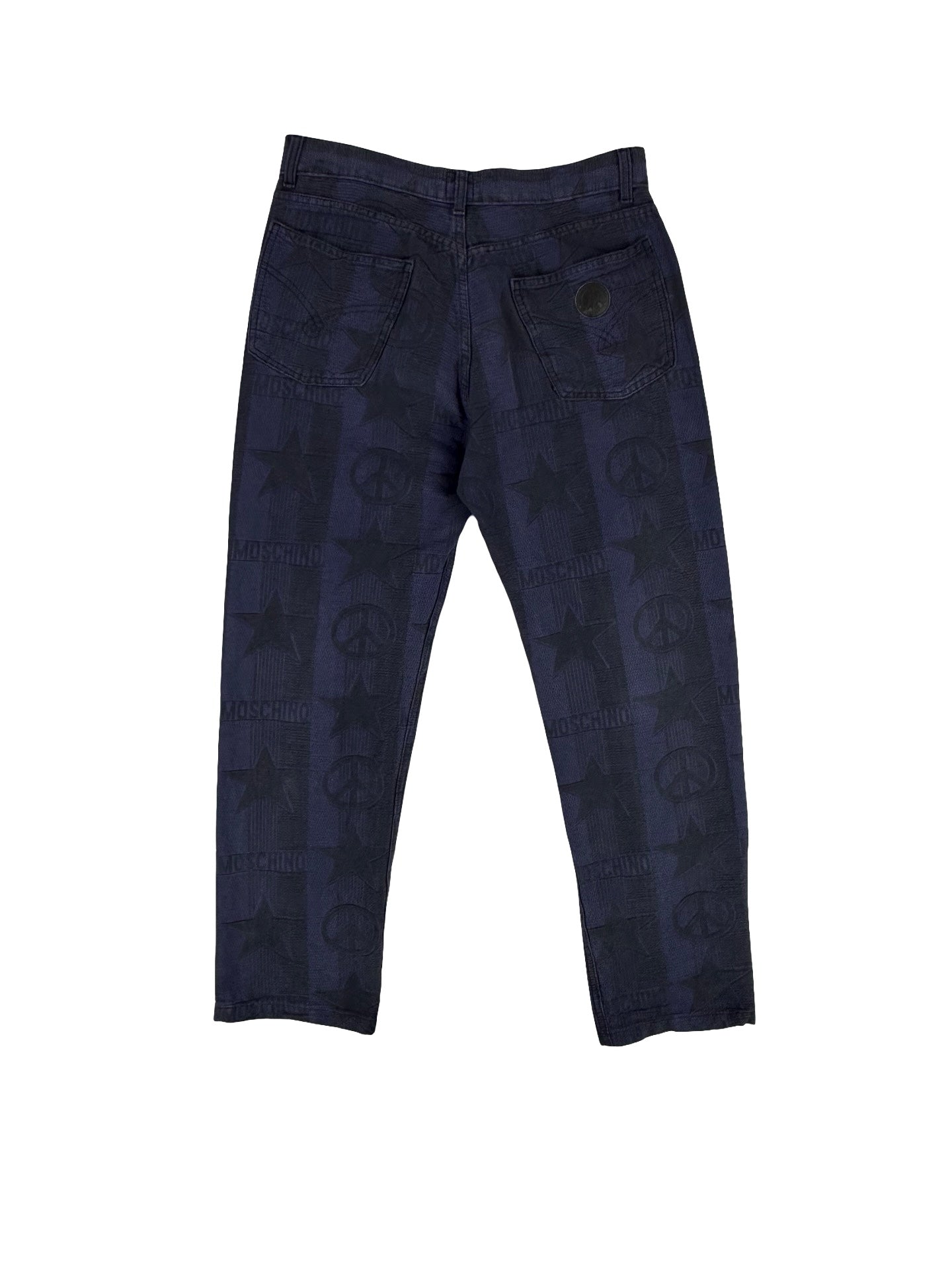 Moschino woven jeans