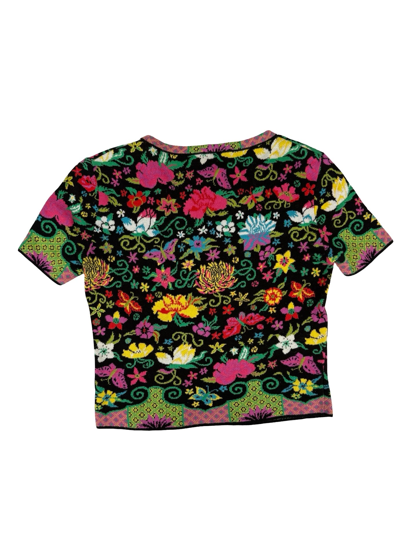 Kenzo Floral butterfly Knitted top