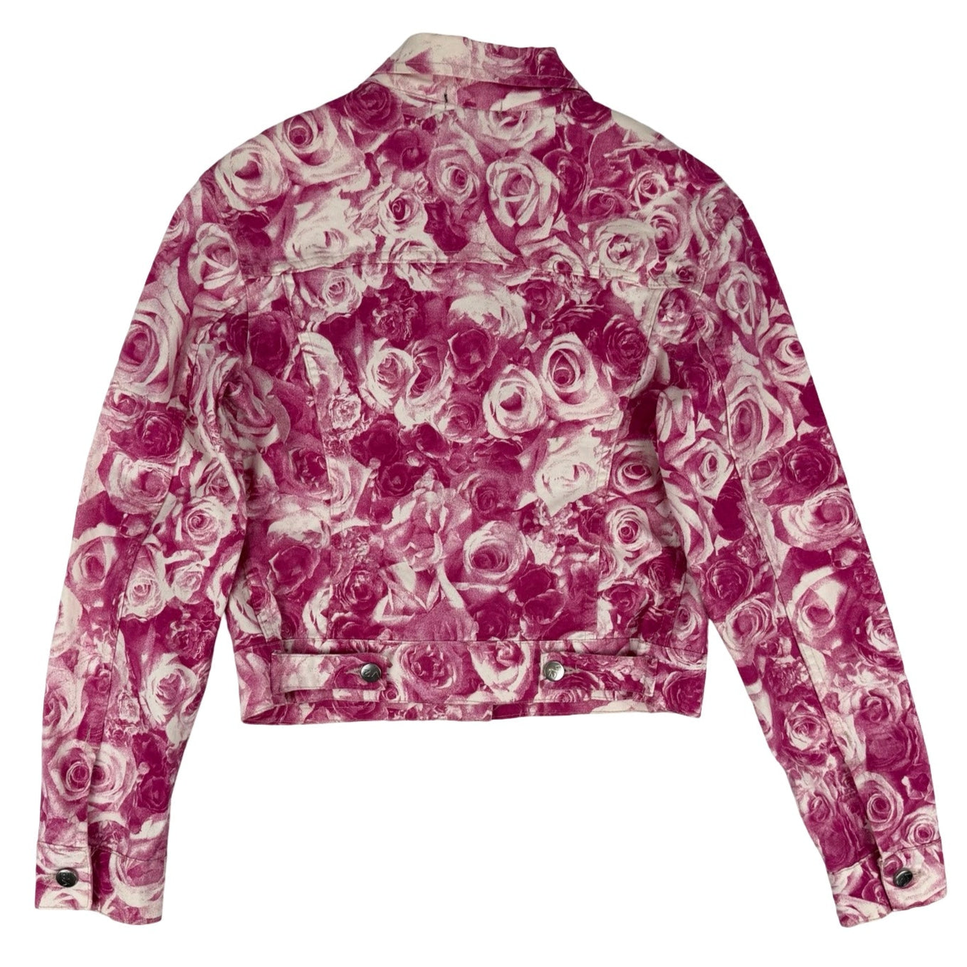 Versace rose denim jacket