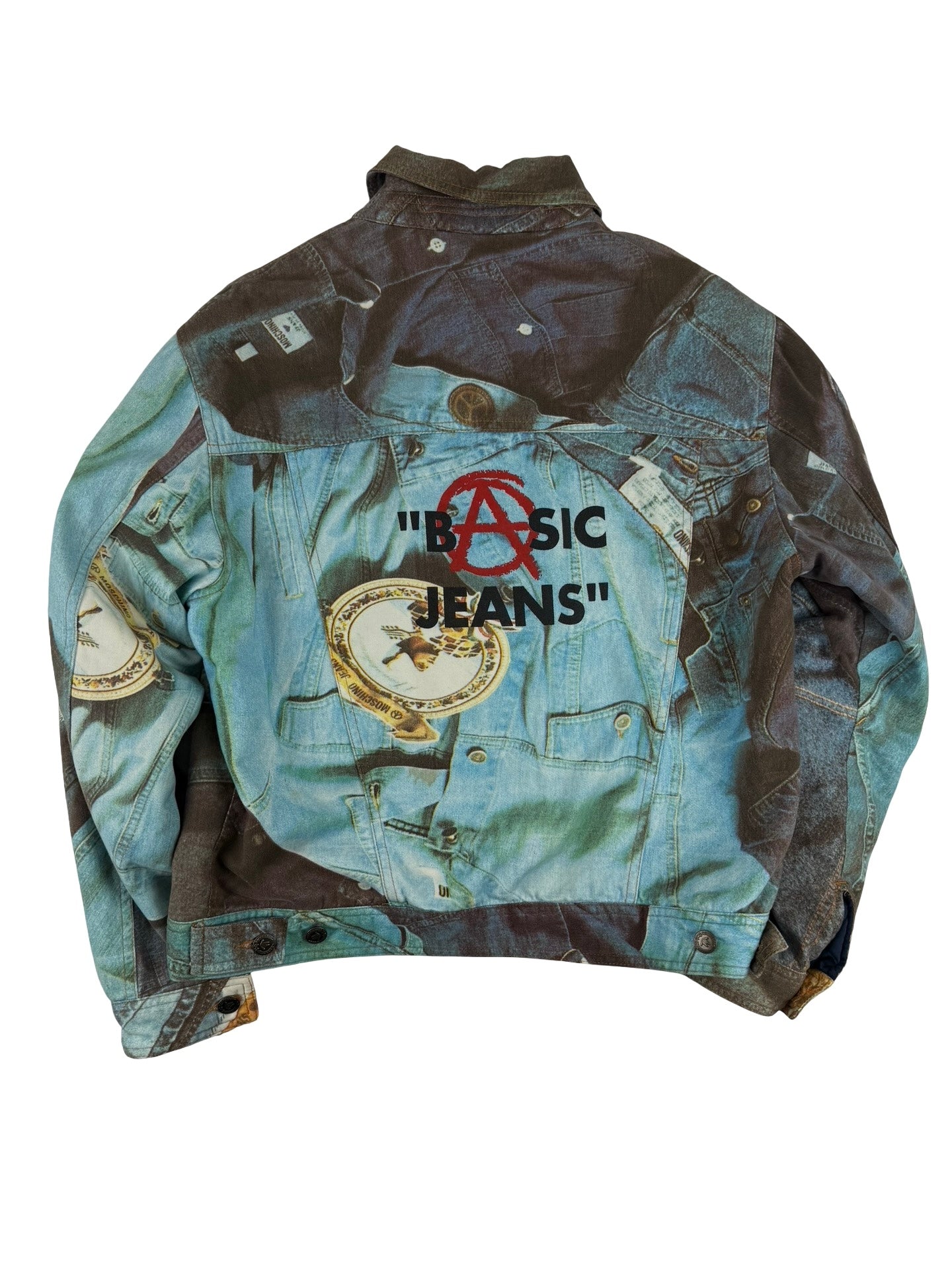 Moschino denim Anarchy jacket