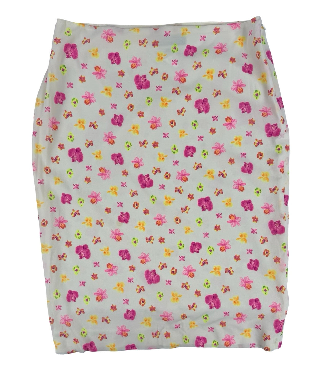 Runway versace floral skirt