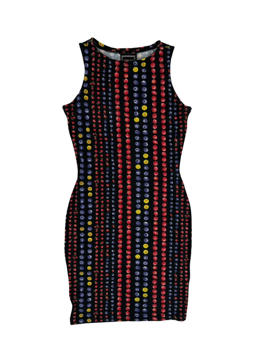 Vintage Versace fruit berry dress