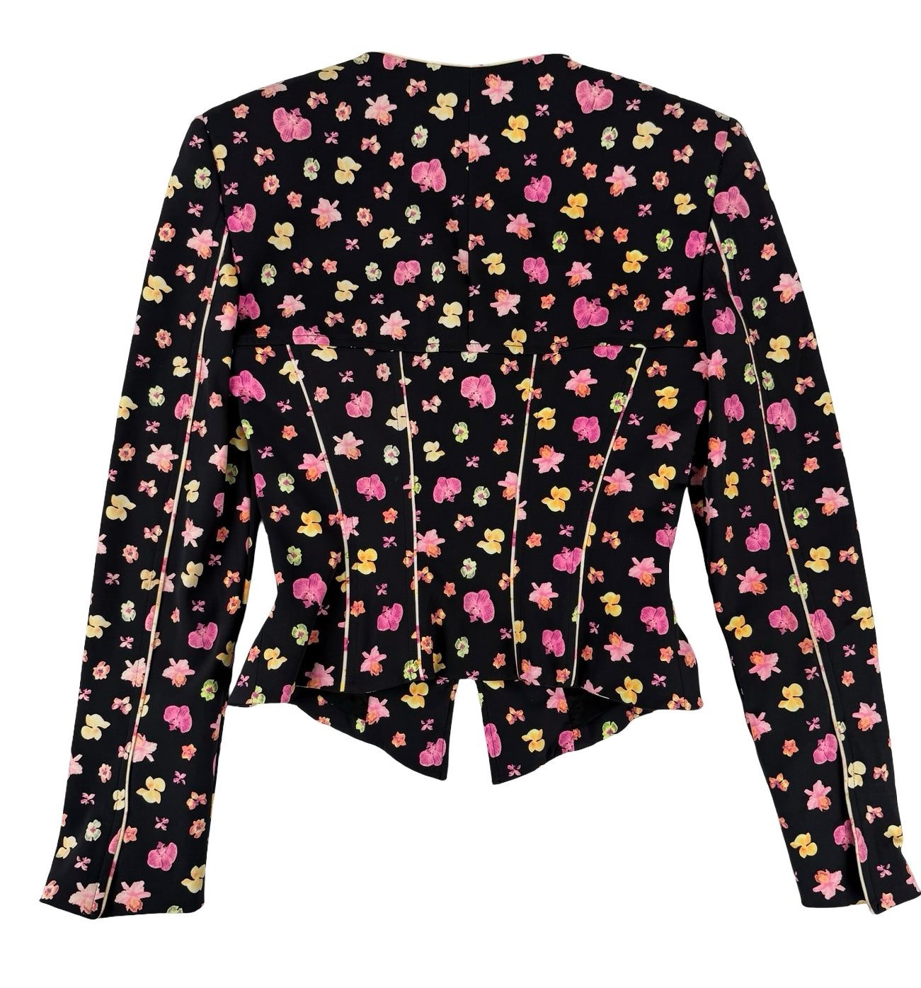 Gianni Versace Floral bustier top