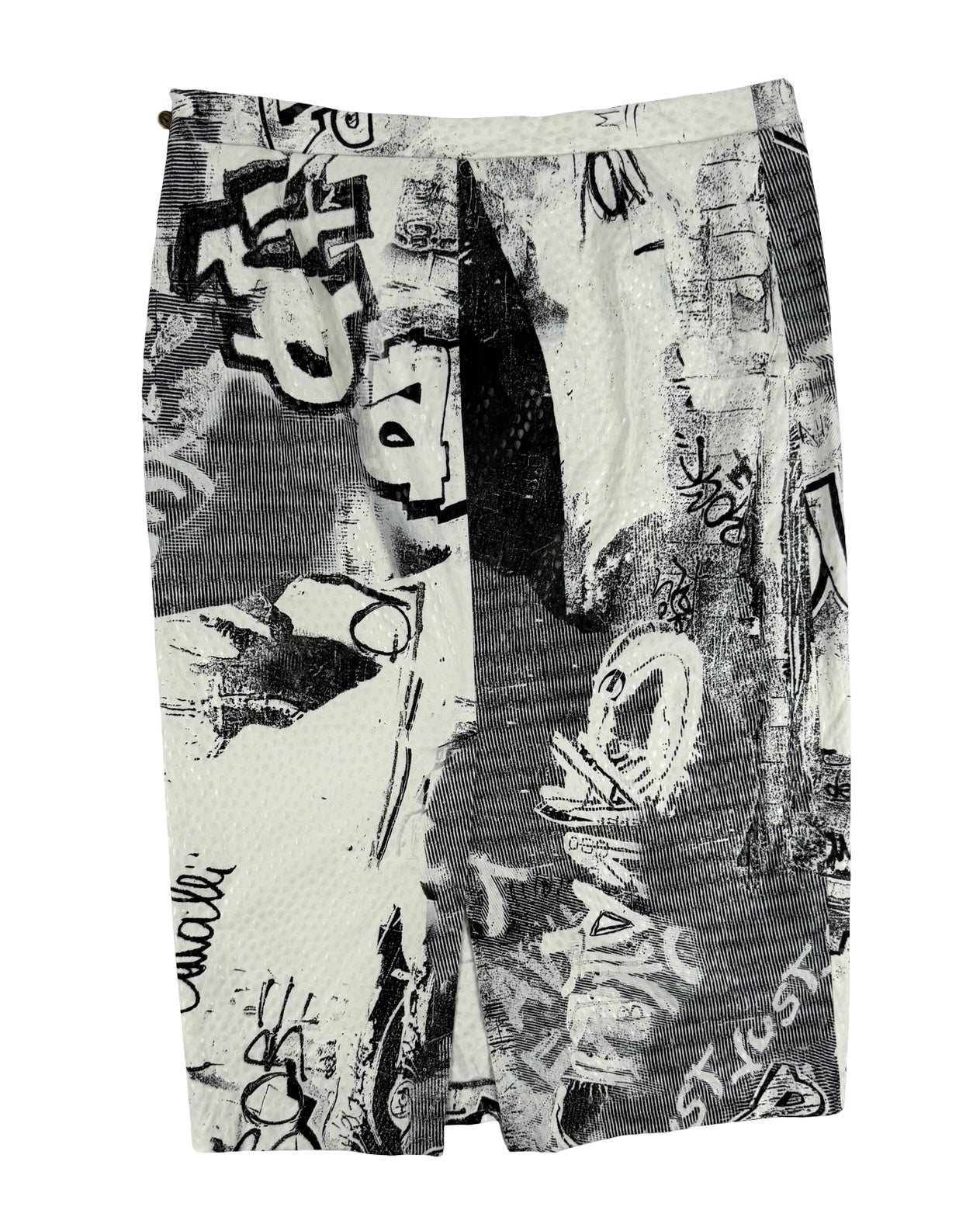 Roberto cavalli graffiti skirt