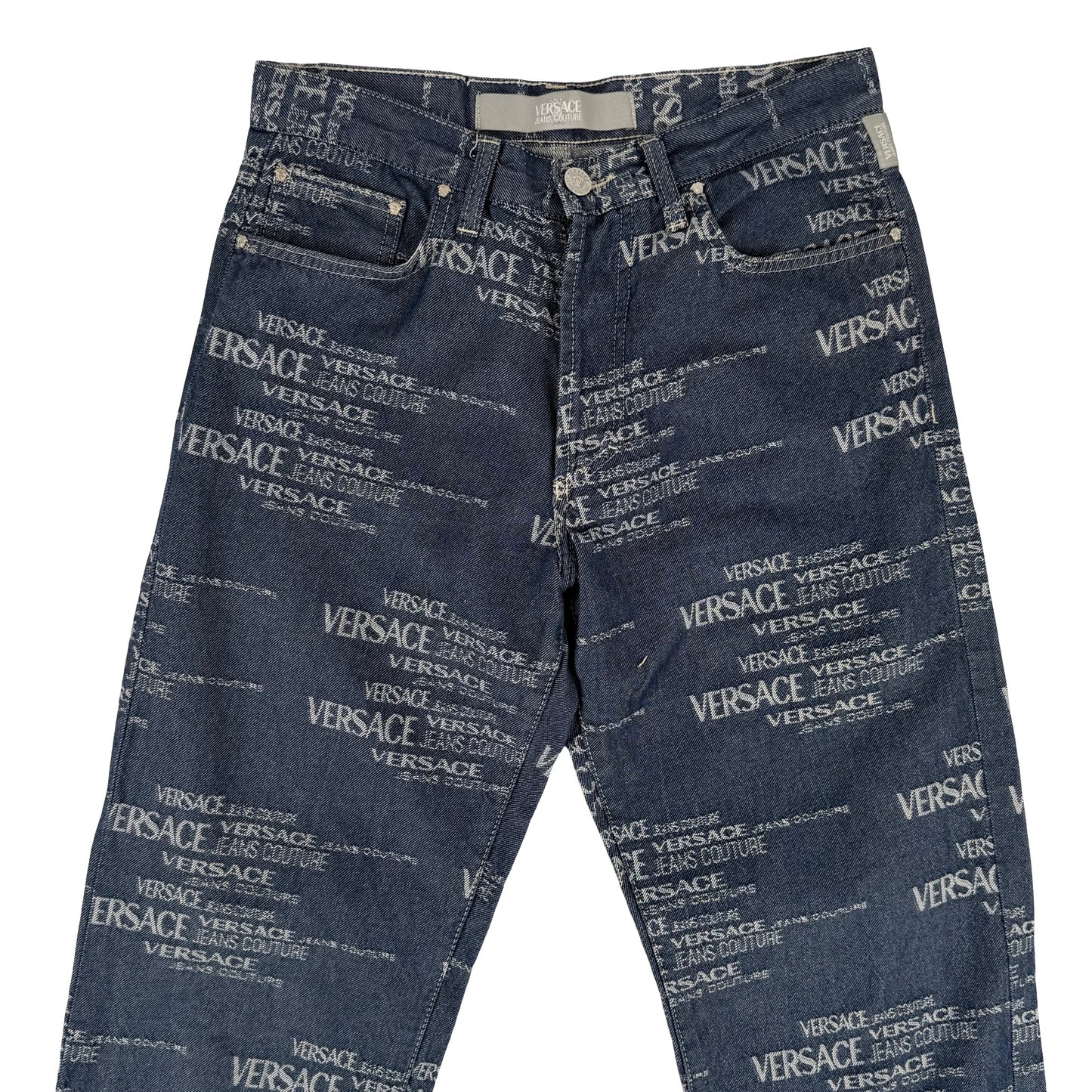 Versace repeat denim