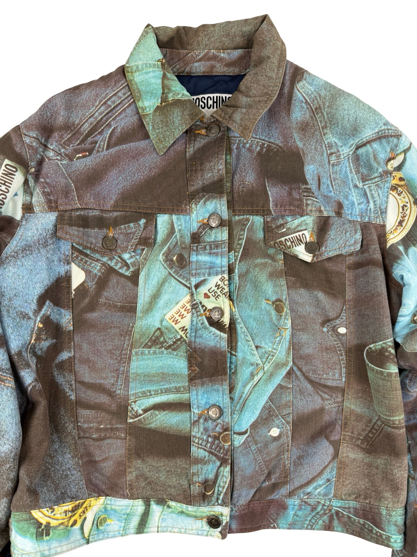 Moschino denim Anarchy jacket