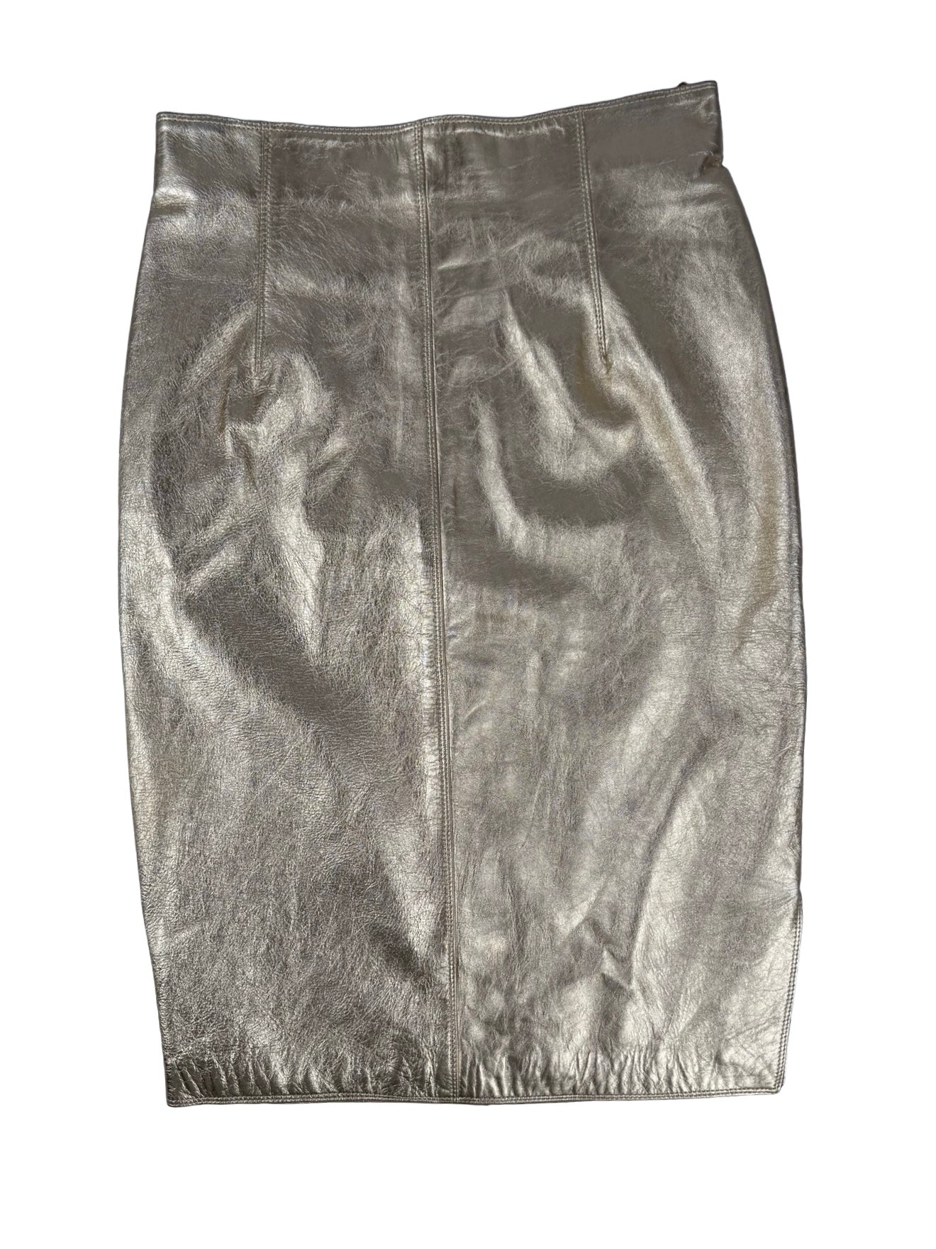 Gianni Versace Gold leather skirt