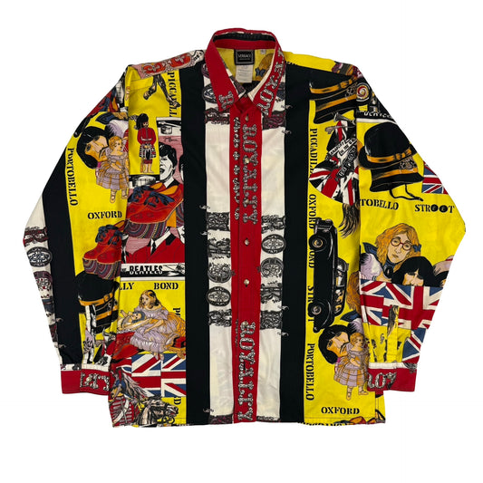 Versace rock royalty long sleeve shirt