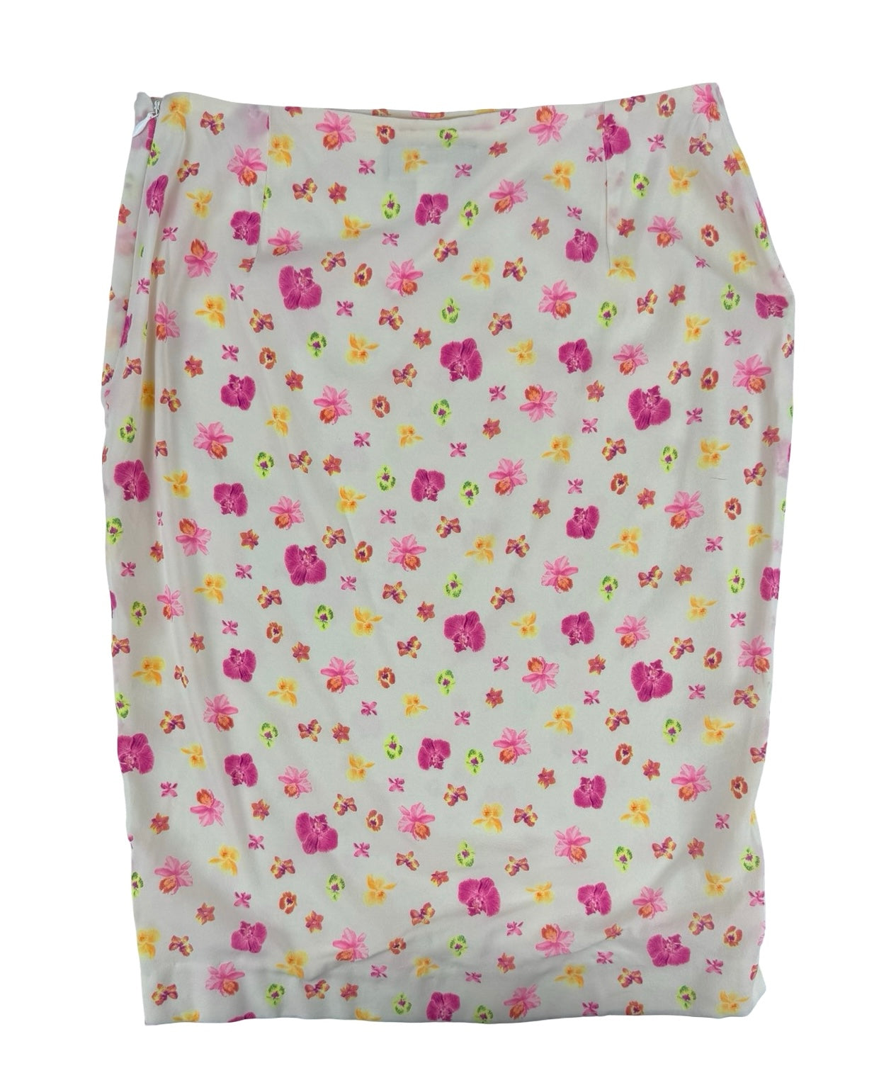 Runway versace floral skirt