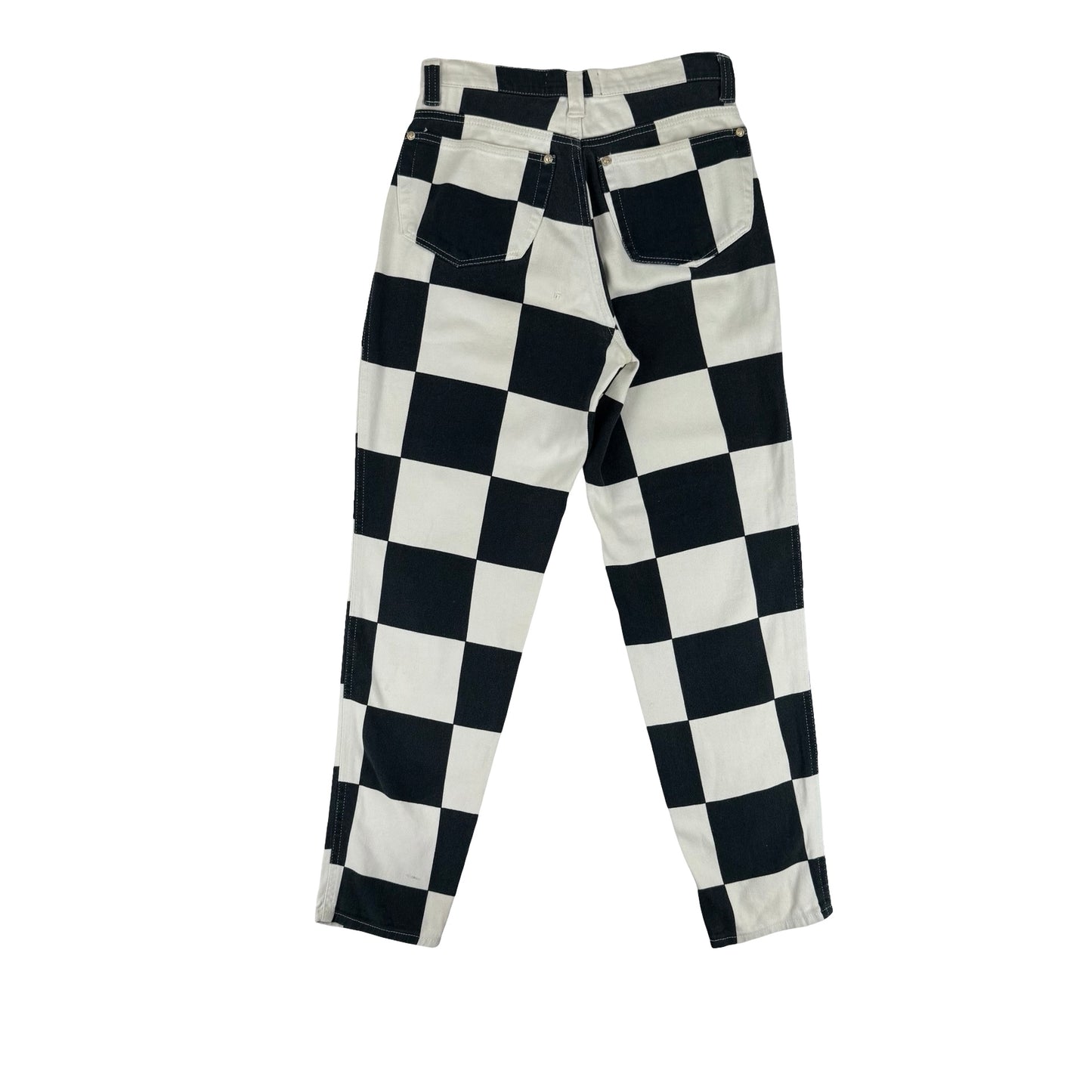 Versace Checked Palm trousers