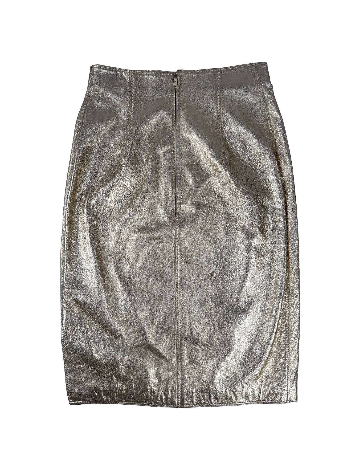 Gianni Versace Gold leather skirt