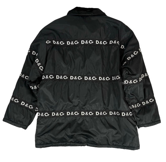 Dolce & Gabbana fur trim coat