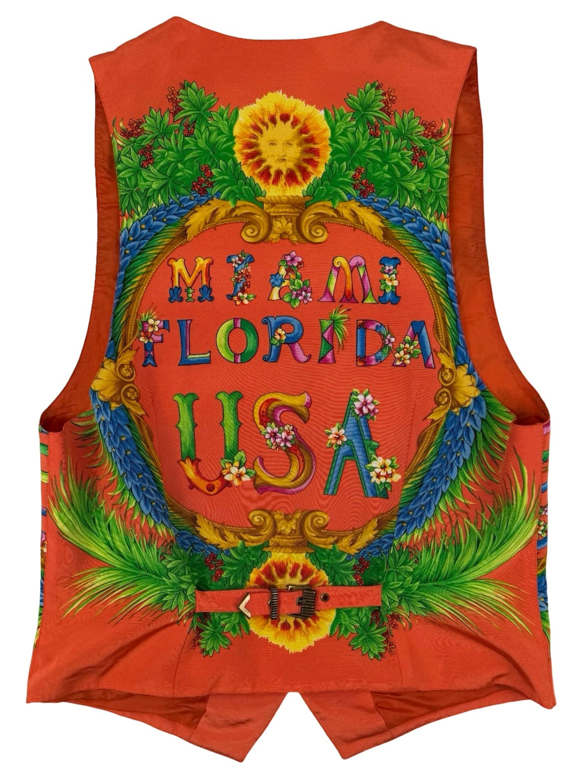 Gianni Versace Miami Florida waistcoat