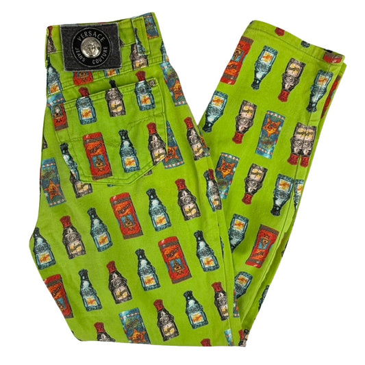 Versace perfume bottle jeans