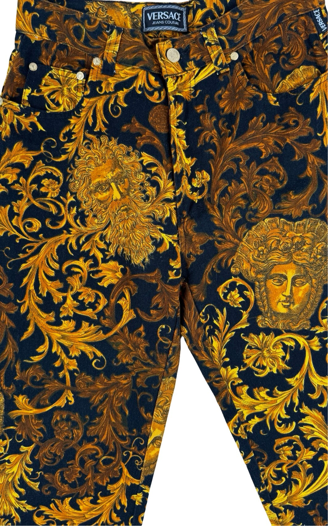 Versace Baroque medusa jeans