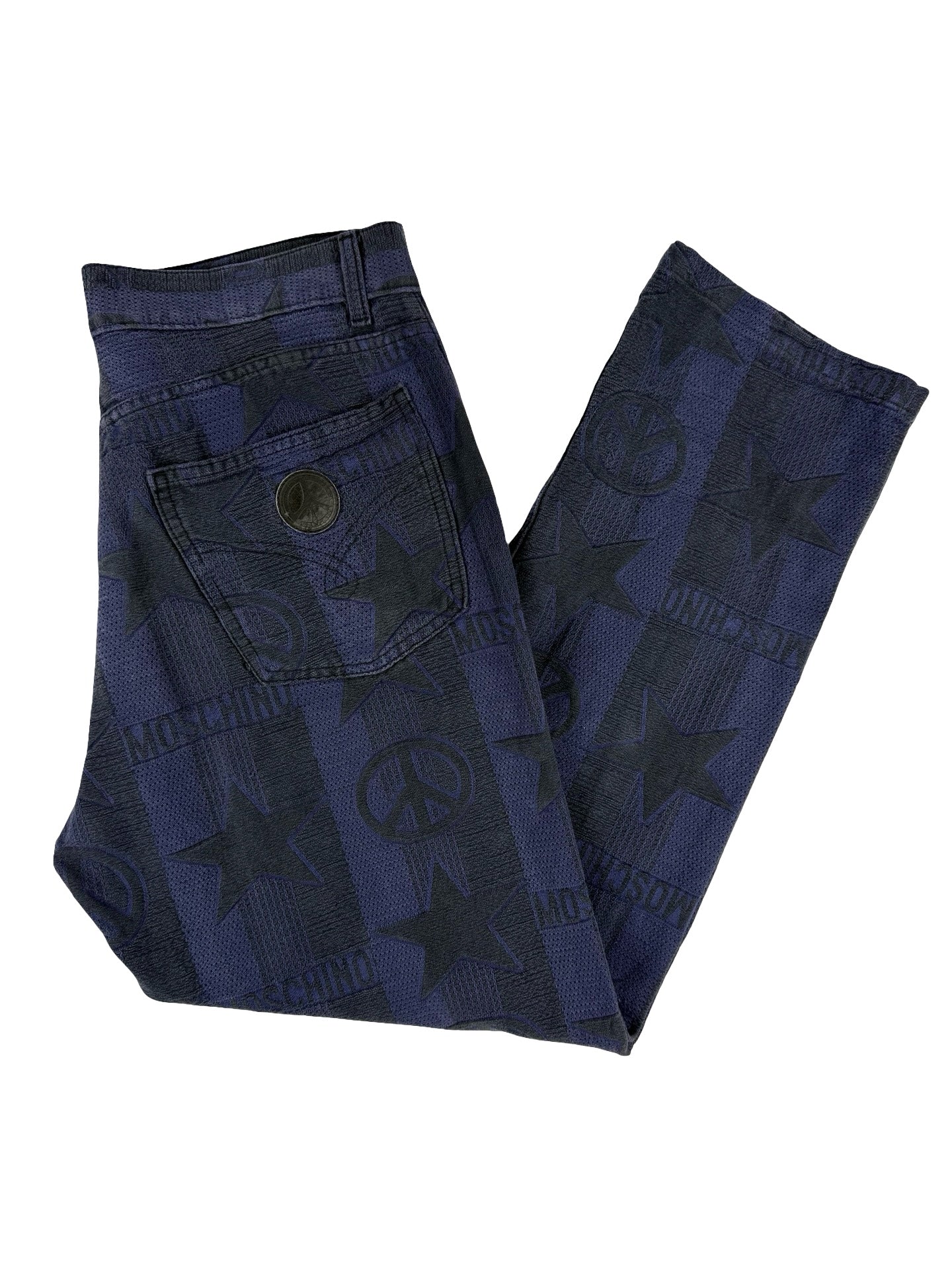 Moschino woven jeans