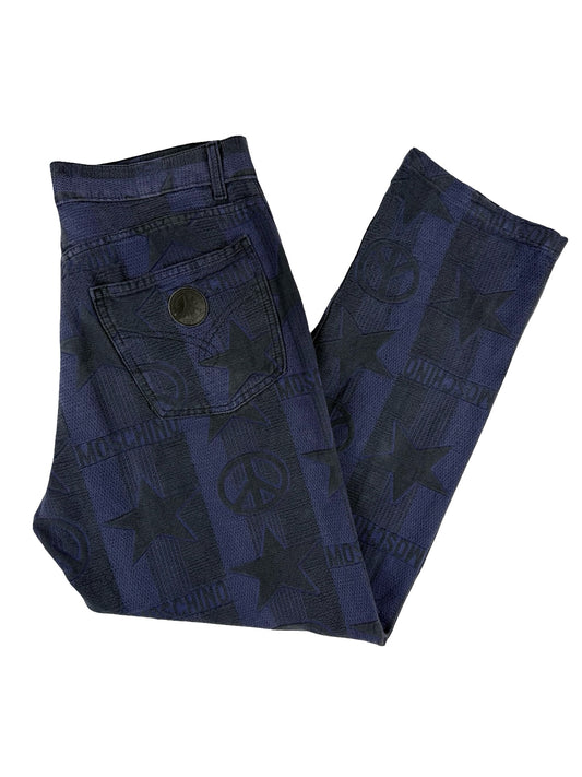 Moschino woven jeans