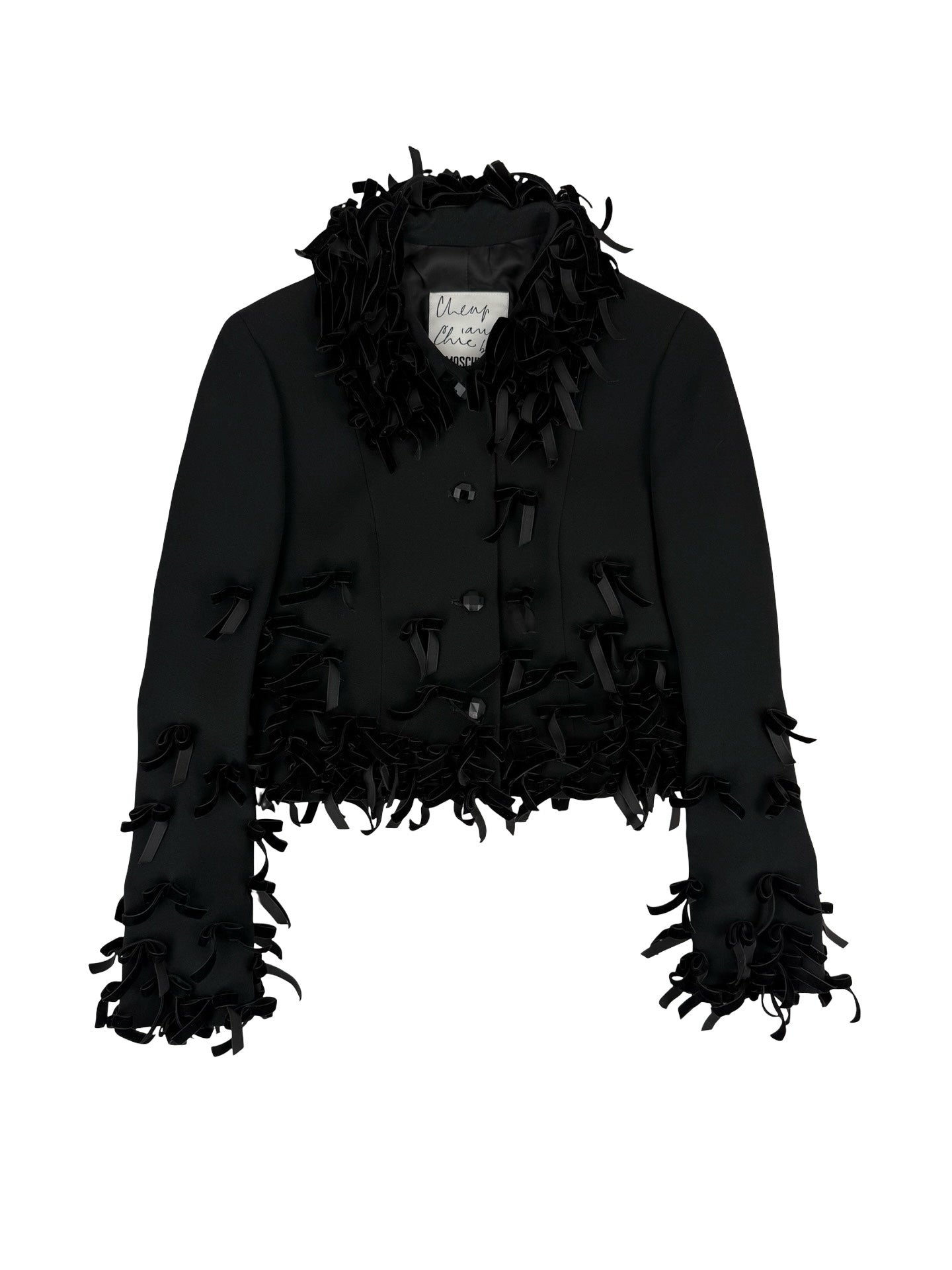 Black moschino Cheap & chic jacket