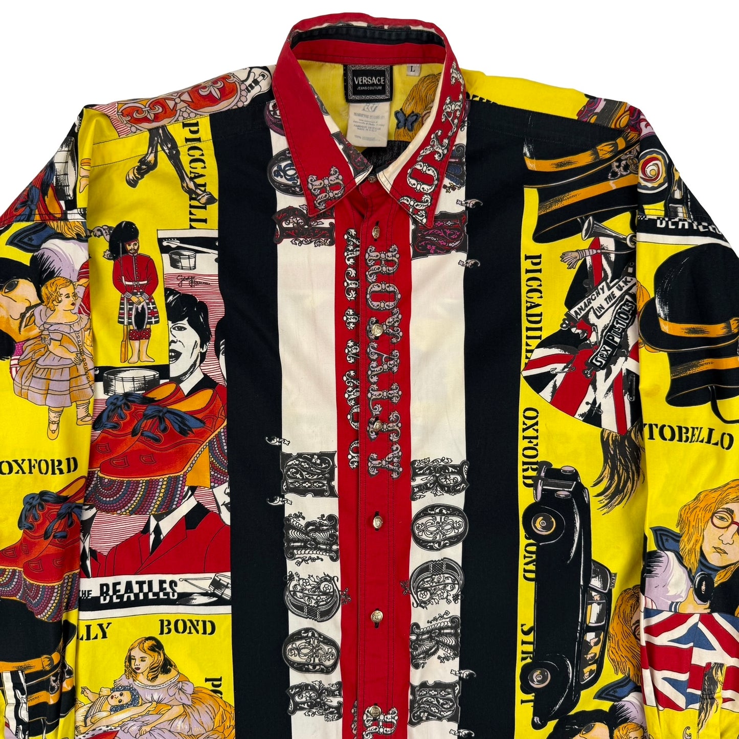 Versace rock royalty long sleeve shirt