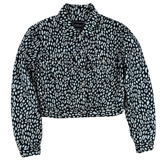 Versace Leopard animal print jacket