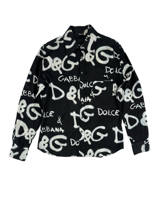 Dolce & gabbana D&G graffiti logo shirt