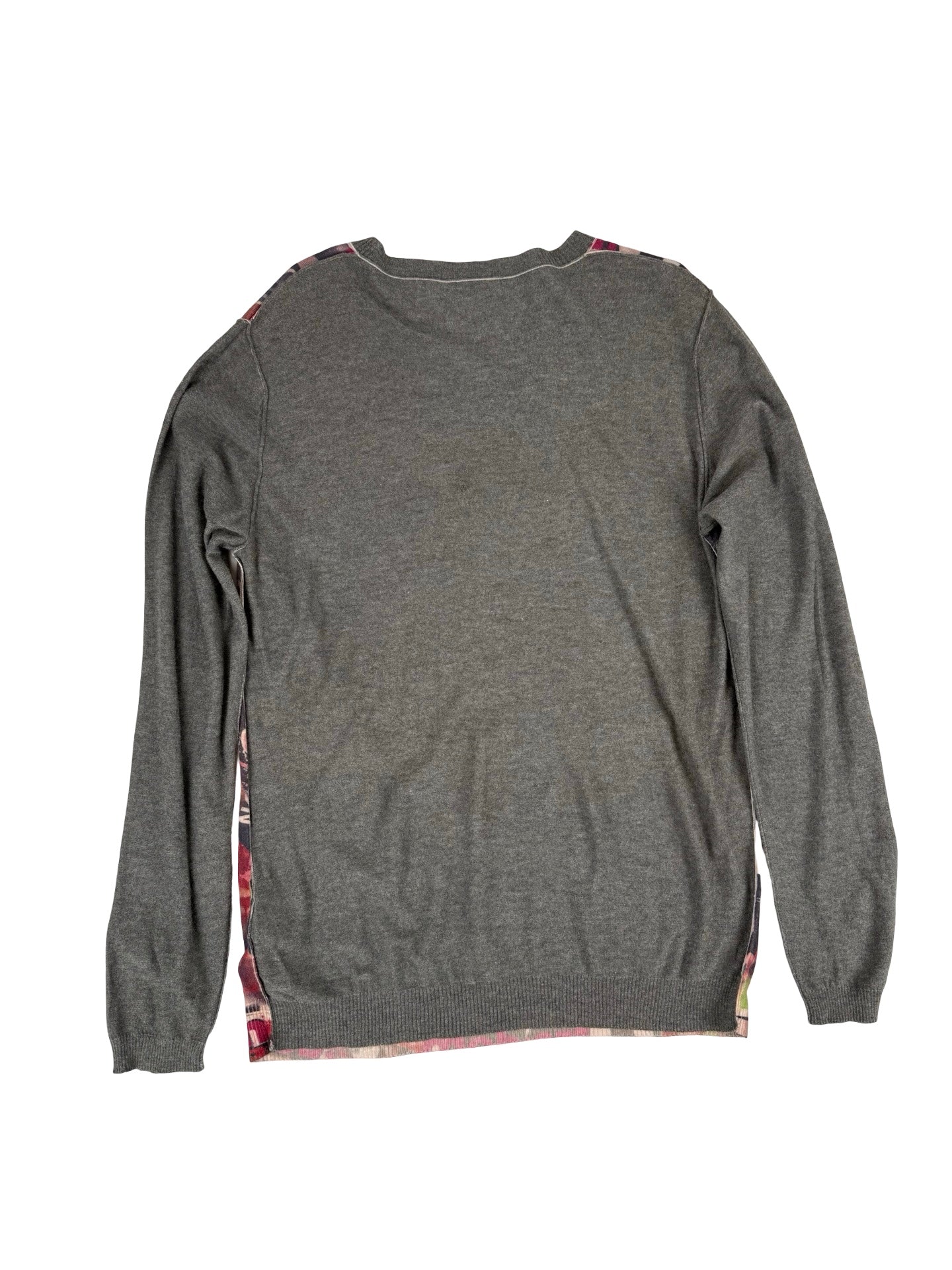 John galliano cartoon vivienne esque cartoon y2k knitted v neck jumper
