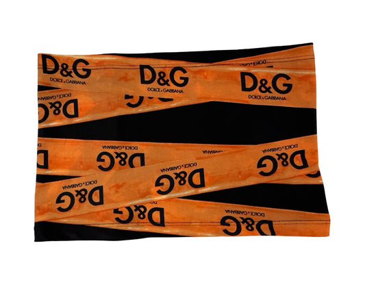 Dolce & Gabbana tape orange boobtube
