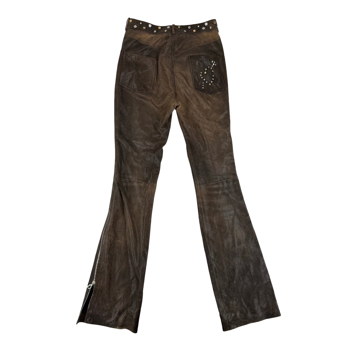 Dior leather flares