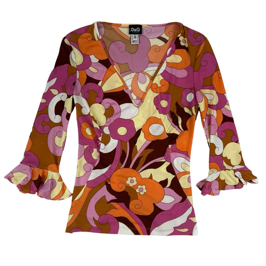 Dolce & Gabbana flower power top
