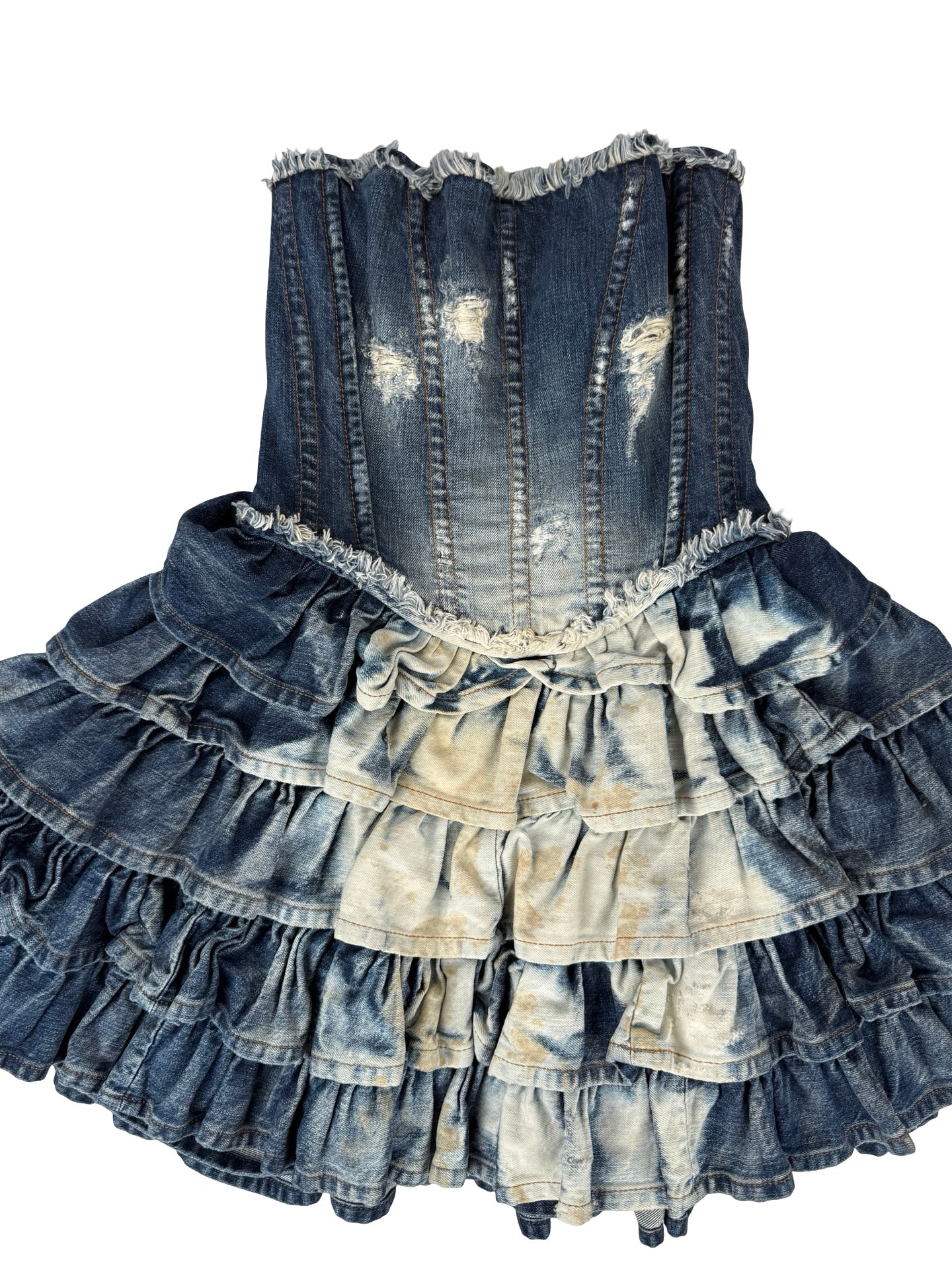 Dolce & Gabbana denim rara dress