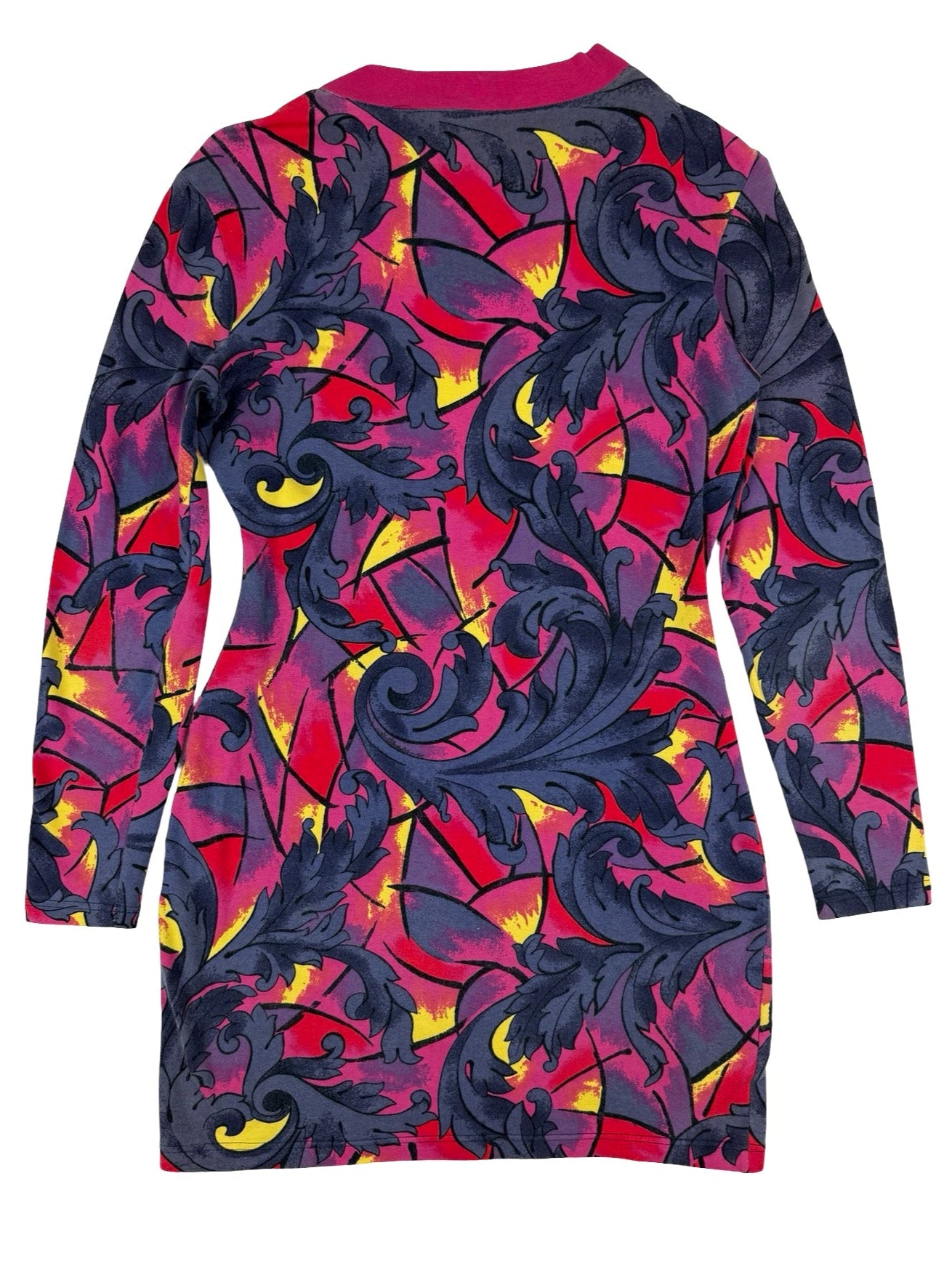 Versace long sleeve bodycon dress