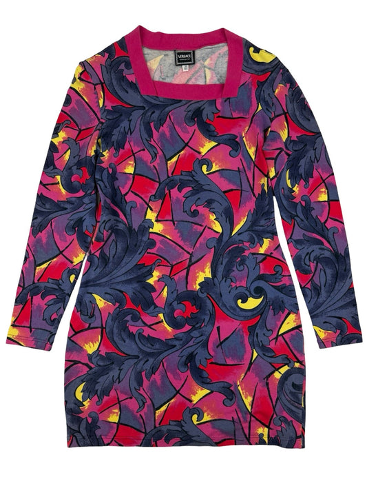 Versace long sleeve bodycon dress