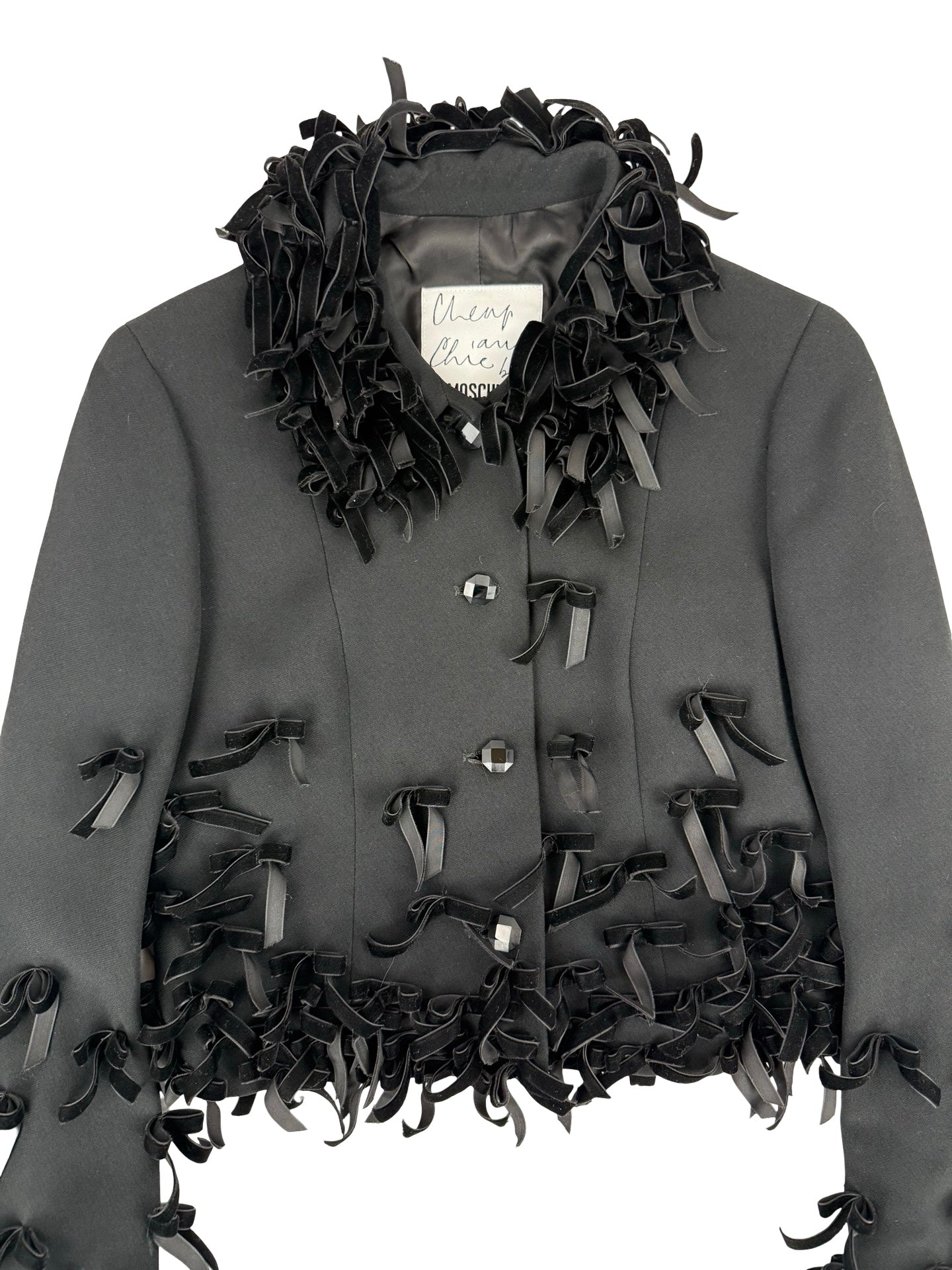 Black moschino Cheap & chic jacket