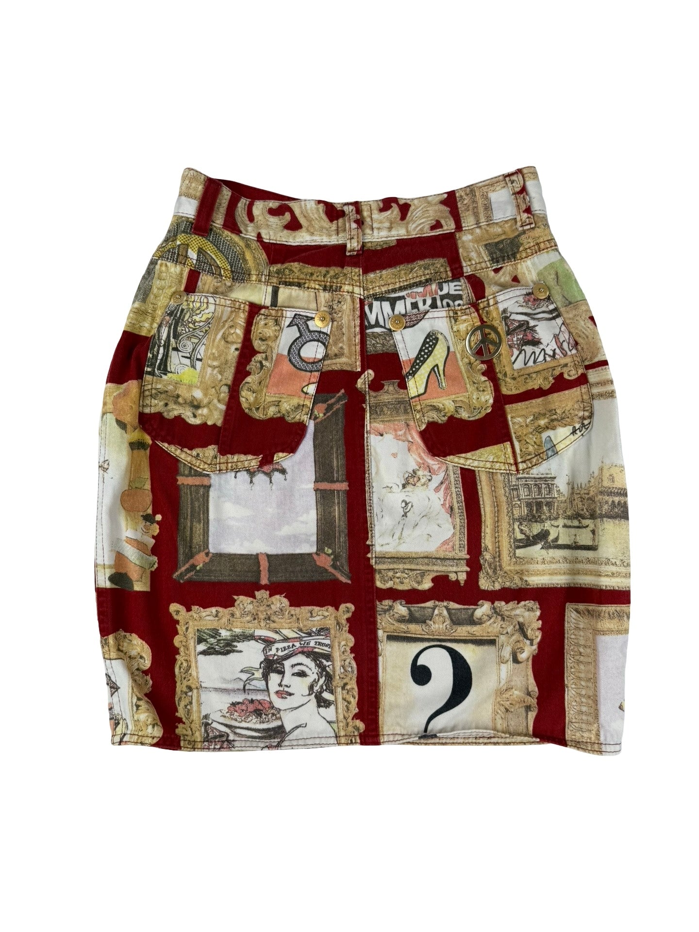 Moschino frame skirt