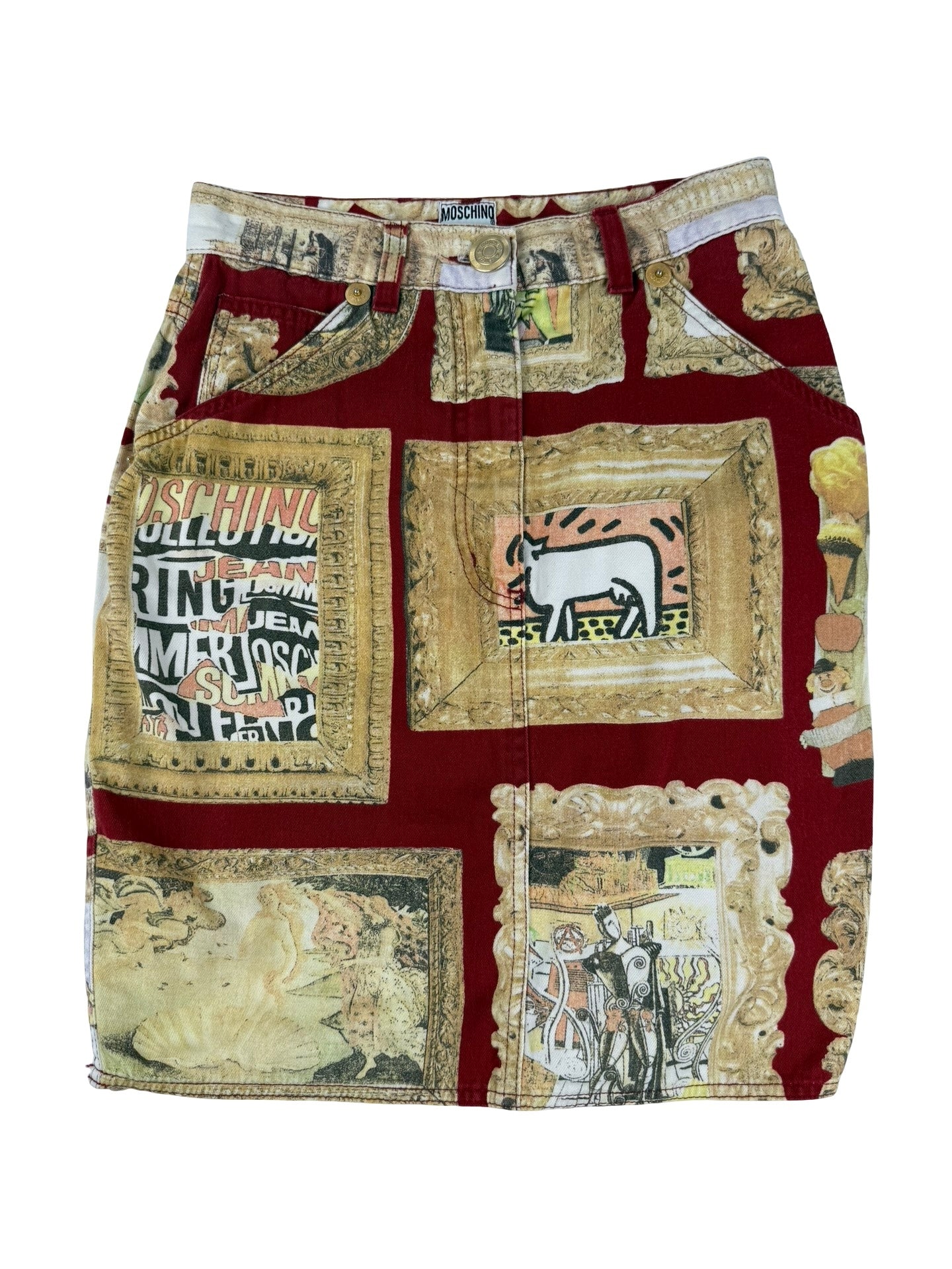 Moschino frame skirt