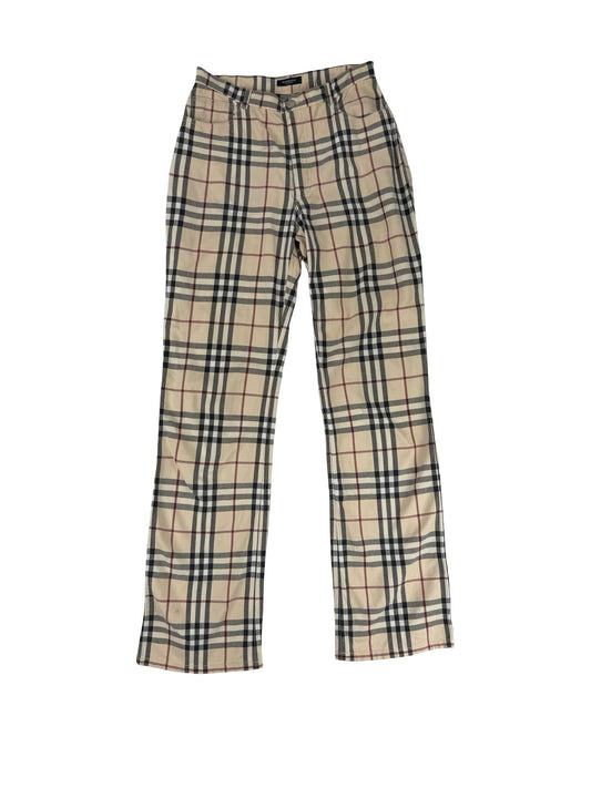 Vintage Burberry vintage plaid nova check trousers plaid. UK 6-8