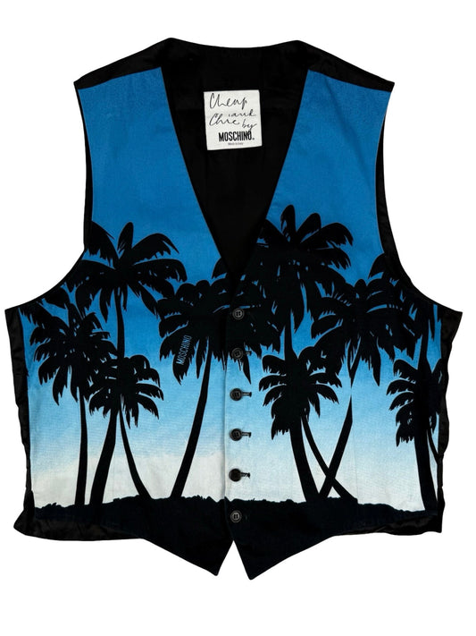 Moschino palm tree waist coat